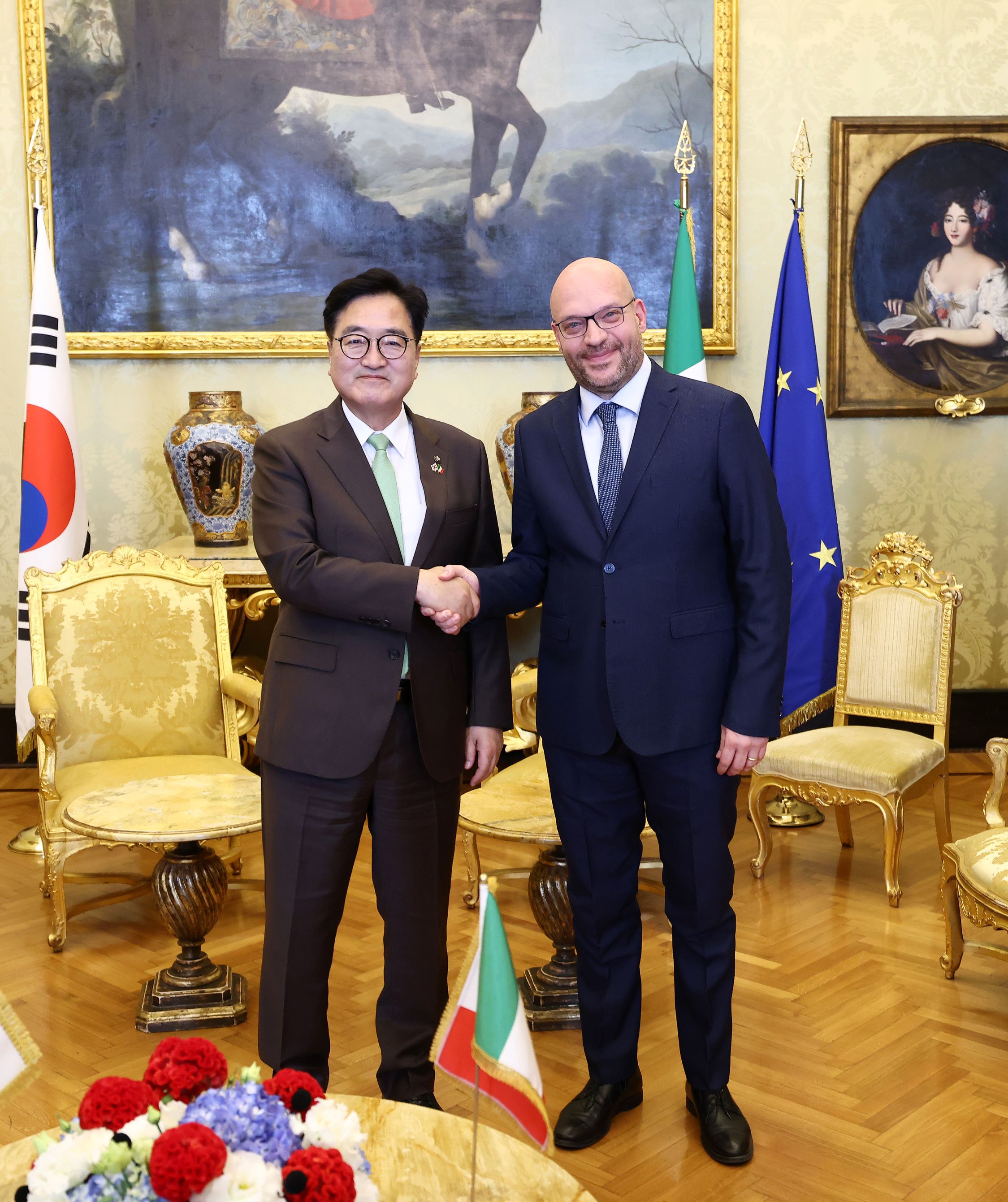 우원식 국회의장, 이탈리아 공식 방문(10.19-22)